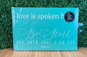 New Chalk Couture Love Is Spoken Here C181101 RETIRED Size C 12"x18" Craft Gift